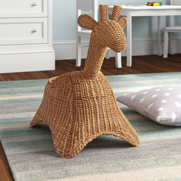 Giraffe Wicker Basket | Wayfair North America