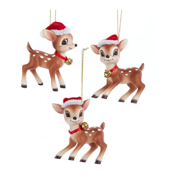 Kurt S. Adler Deer With Christmas Hat Ornament (Styles May Vary) | Scheels