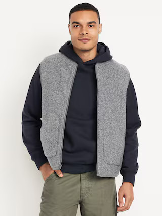 Relaxed Boiled Wool Vest | Old Navy (US)