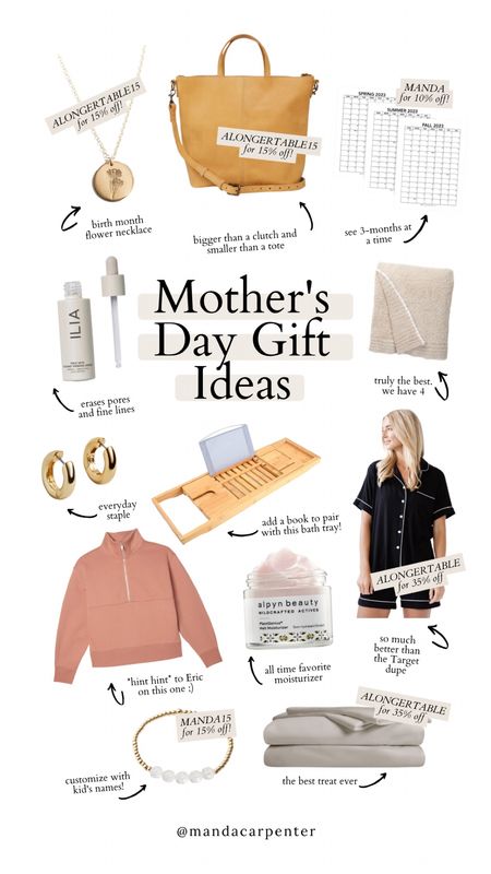Mother’s Day Gift Ideas 💕 Send to your spouse or snag these for your mom or MIL. 

Shop pajamas here: 
https://cozyearth.com/products/short-sleeve-bamboo-pajama-set?variant=39772379185332

Shop sheets here:
https://cozyearth.com/products/bamboo-sheet-set?variant=40252110405812

Shop calendar here: 
https://www.theessentialcalendar.com/collections/calendars-1/products/2023-spring-summer-fall-calendars

#LTKGiftGuide #LTKfamily #LTKunder100