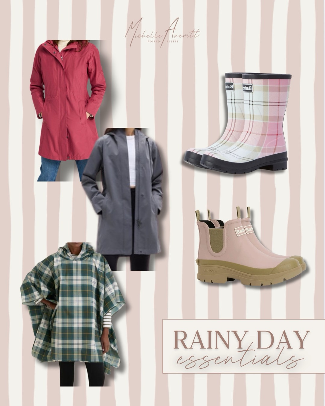 A rainy day doesn’t mean your outfit has to suffer. These are some of my favorite pieces to stay dry and chic!

Cozy rain jackets, warm coats, and stylish rain boots are all rainy day essentials!

Rainy day outfit, wet weather essentials, fashion over 40

#LTKdayinmylife #LTKOver40 #LTKPetite