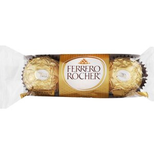 Ferrero Rocher Hazelnut Chocolate Candy, 3 CT, 1.3 OZ | CVS Health