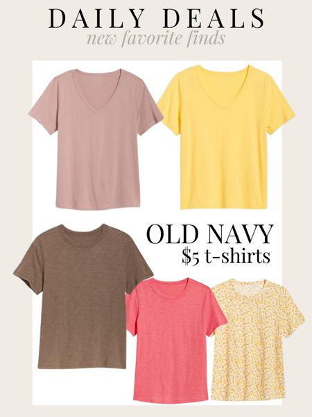 Daily Deals: Old Navy $5 T-Shirts 


Queen Carlene, deal alert, old navy finds, Summer Fashion, 

#LTKunder50 #LTKsalealert #LTKSeasonal