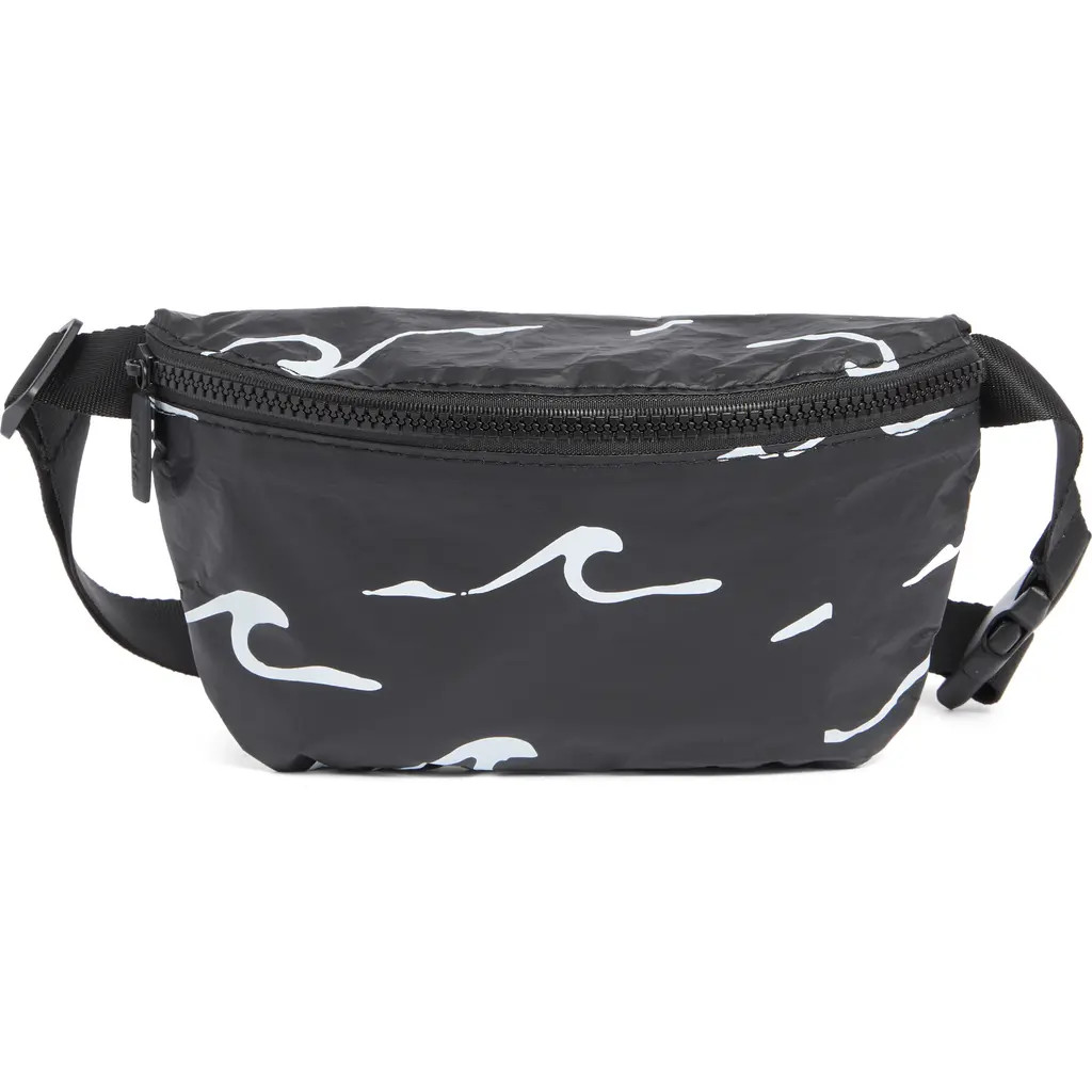 Aloha Collection Mini Seaside Belt Bag in White/Black at Nordstrom | Nordstrom