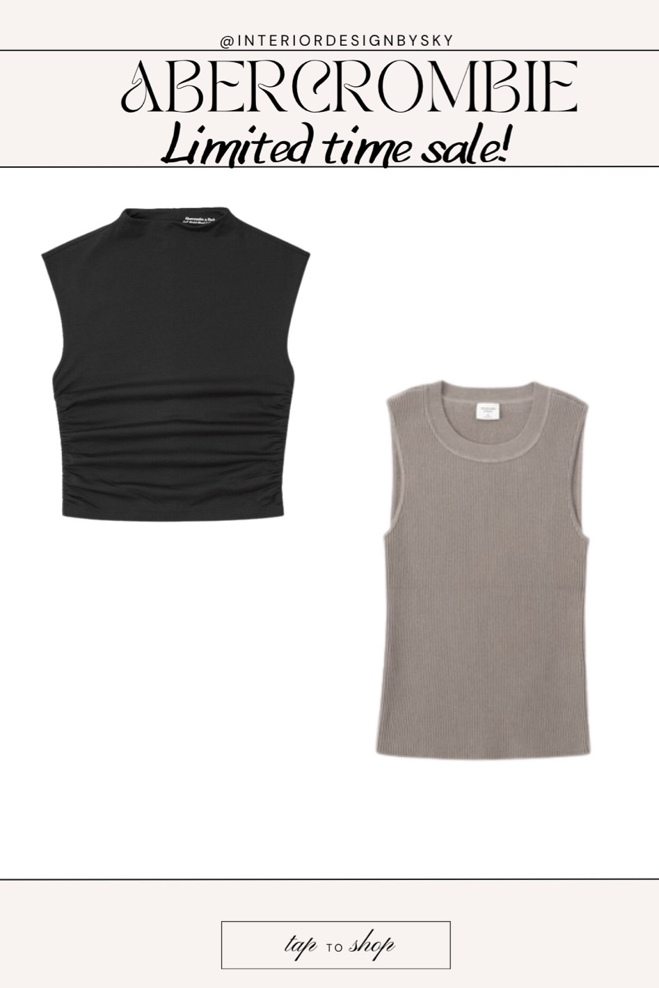 Abercrombie & Fitch tops on sale! 

#LTKFind #LTKSeasonal #LTKsalealert