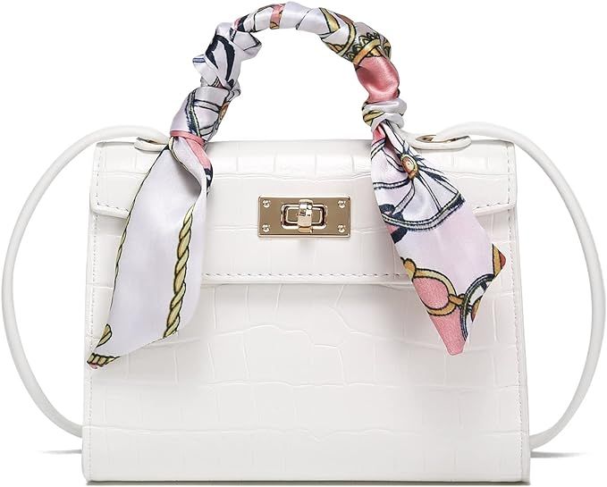 CATMICOO Croc Mini Purses for Women Trendy Small Handbags | Amazon (US)