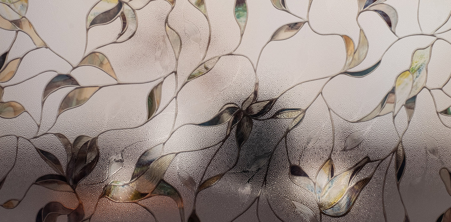 Flight | Window Film with Vibrant Colored Pattern | Made in USA | Artscape