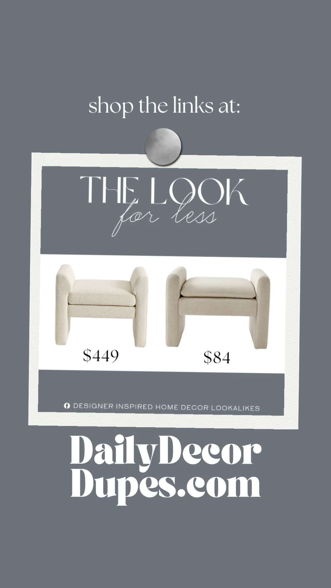 Inspired by Pottery Barn Upholstered Stool. Upholstered Footstool. Modern Pouf Ottoman. Tufted Upholstered Stool. Contemporary Accent Furniture. Textured Fabric Ottoman. Minimalist Living Room Piece. Mid-Century Inspired Ottoman. 

Home more affordable option find copy cat similar look for less budget friendly affordable cheap cheaper beautiful pretty. Clearance sale coupon code discount code promo code luxury lookalike look a like Inspo inspiration inspired by idea ideas Love like these? I share multiple every day in my FB group. 

 #potterybarninspired #upholsteredstool #texturedottoman #modernottoman #accentstool #footstool #bedroomfurniture #livingroominspo #LTKSeasonal #LTKHome