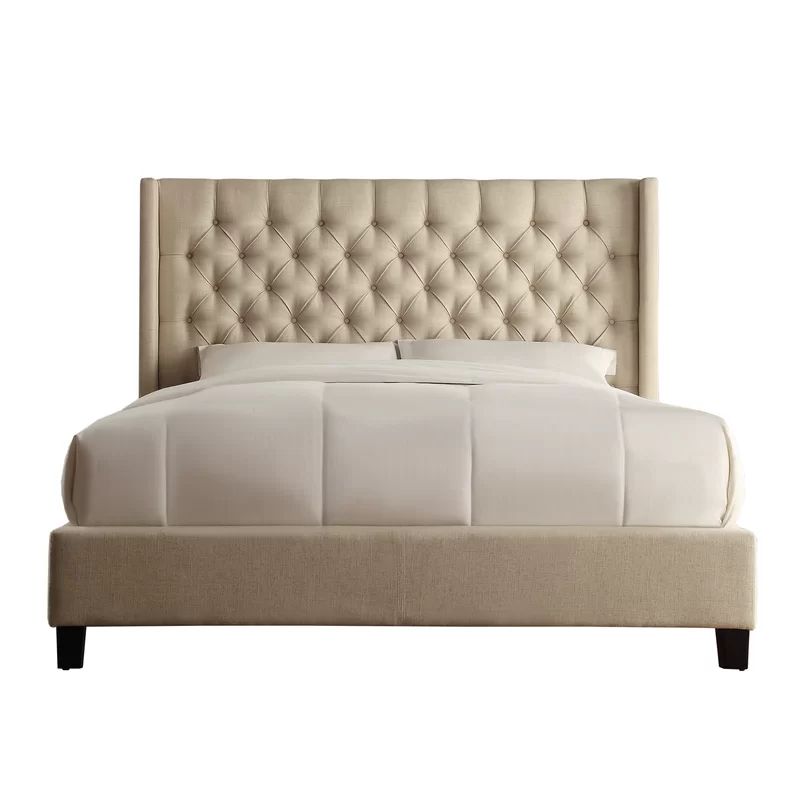 Kian Tufted Upholstered Low Profile Standard Bed | Wayfair North America