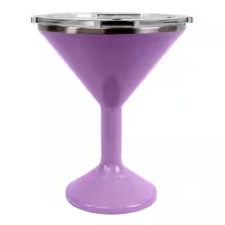 ORCA ORCA Chasertini 8 oz Martini in Lilac (Gloss)-TINILI - The Home Depot | The Home Depot