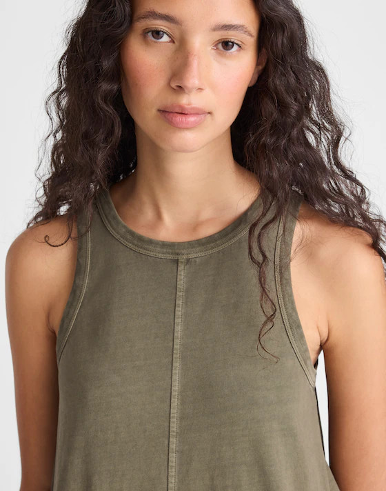 Seamed Tank Maxi Dress in Allday Jersey | Madewell