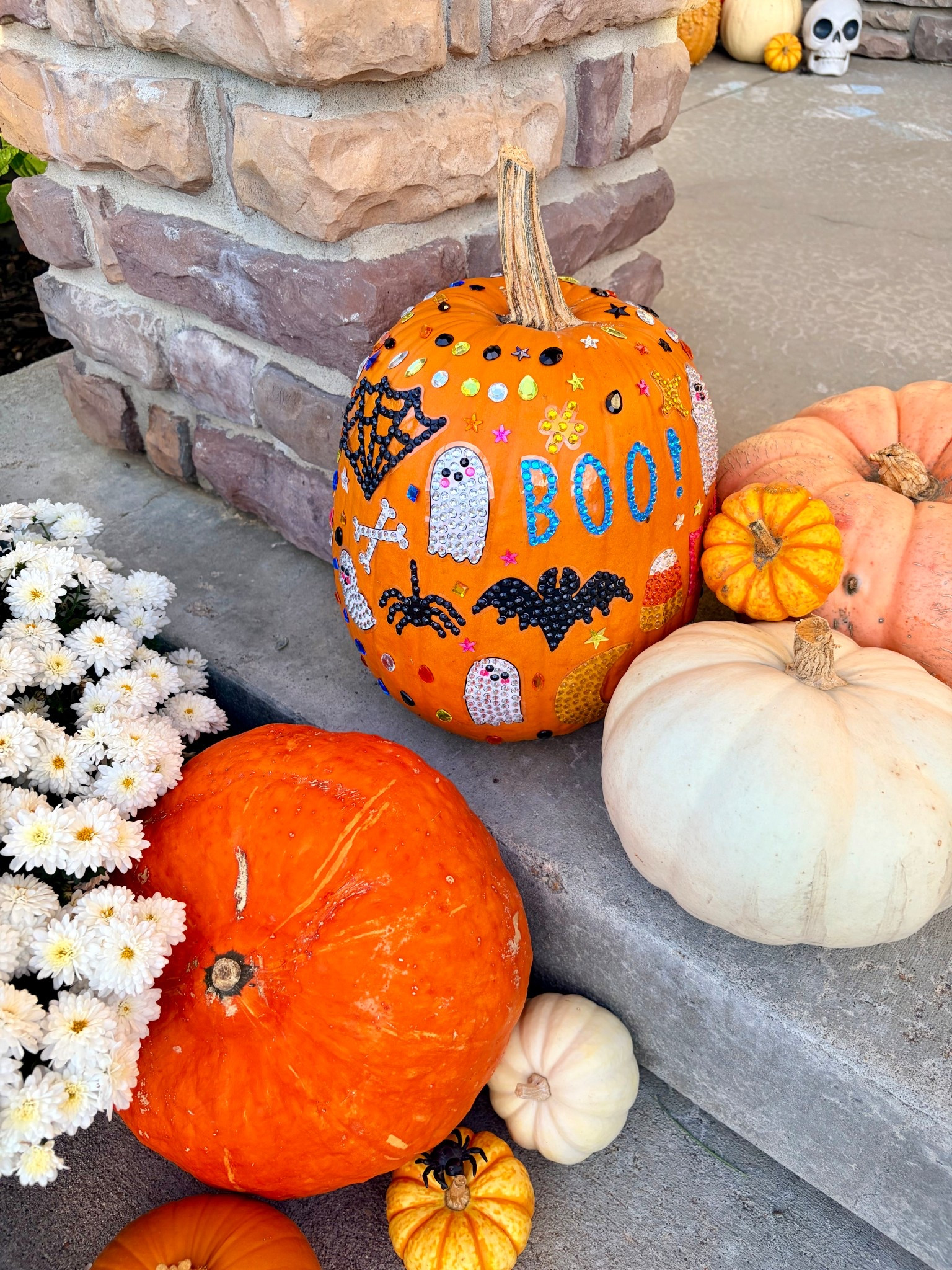 Fall craft season = full hearts and sparkly pumpkins! ✨ I just picked up this gem-art pumpkin decorating kit (yes, gem art!) and it’s the cutest way to get into the Halloween vibe with just the right amount of fun + mess-free.

What I love:
•	Comes with gem-by-number stickers, tray, gems, and instruction sheet — all in one kit.  ￼
•	No paint, no dripping glue — perfect for a cozy craft night with kids.￼
•	Perfectly affordable (~$5) and super cute for seasonal décor.  ￼

👶 Tip: if using a real pumpkin, wipe it clean and dry well so the gems stick better. For little hands, pre-sort gem colors into small cups to make the process smoother and more fun!

🛍️ Link in bio + don’t wait — the Halloween aisle is already filling up!
#HalloweenCraft #PumpkinDecorating #FallVibes #CraftKit #FamilyFun #TargetFinds

#LTKSeasonal #LTKKids #LTKHalloween