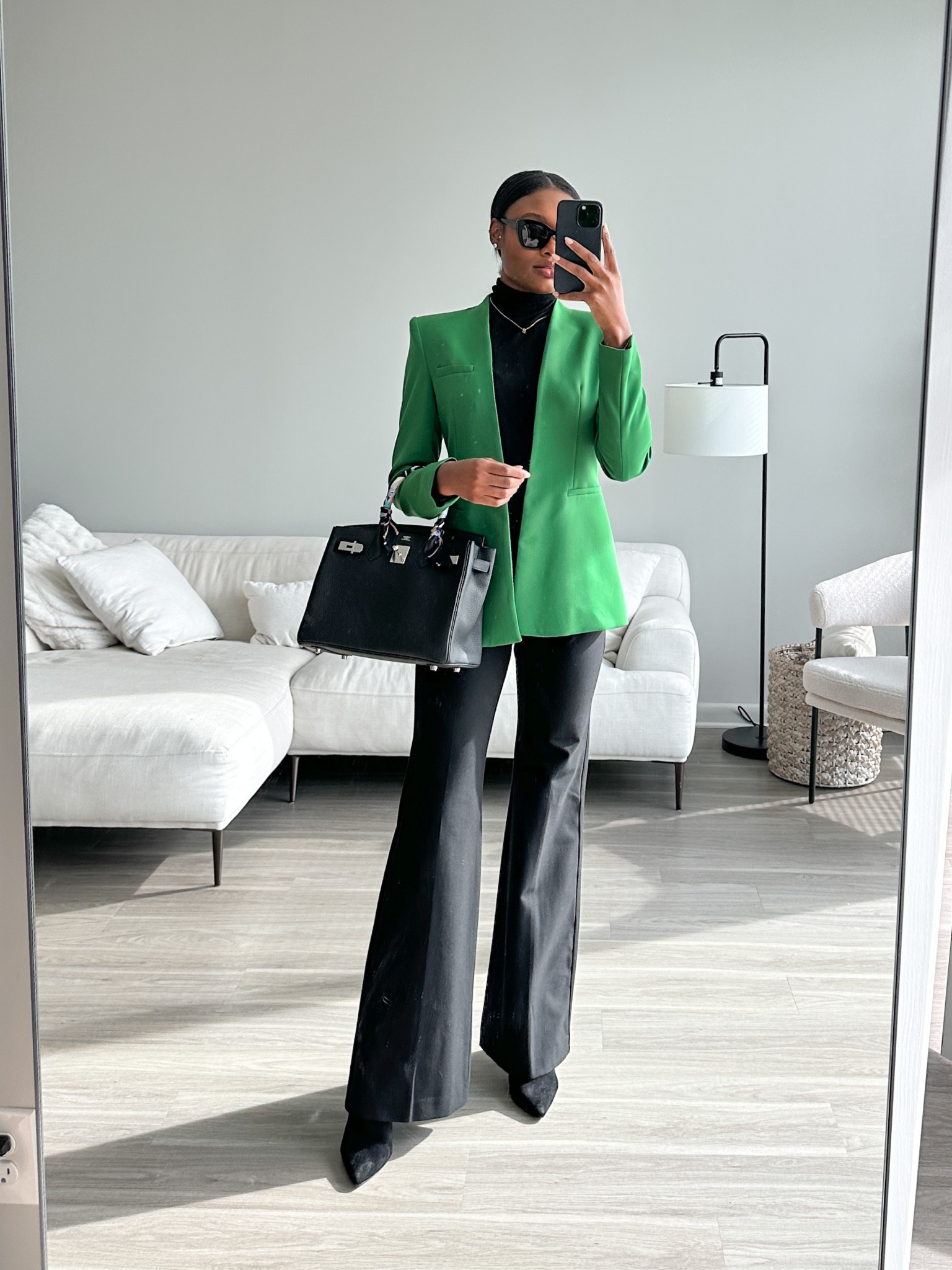 My high waisted flare trouser pants are 50% off today! Fit is true to size! 

#LTKworkwear #LTKstyletip #LTKHoliday