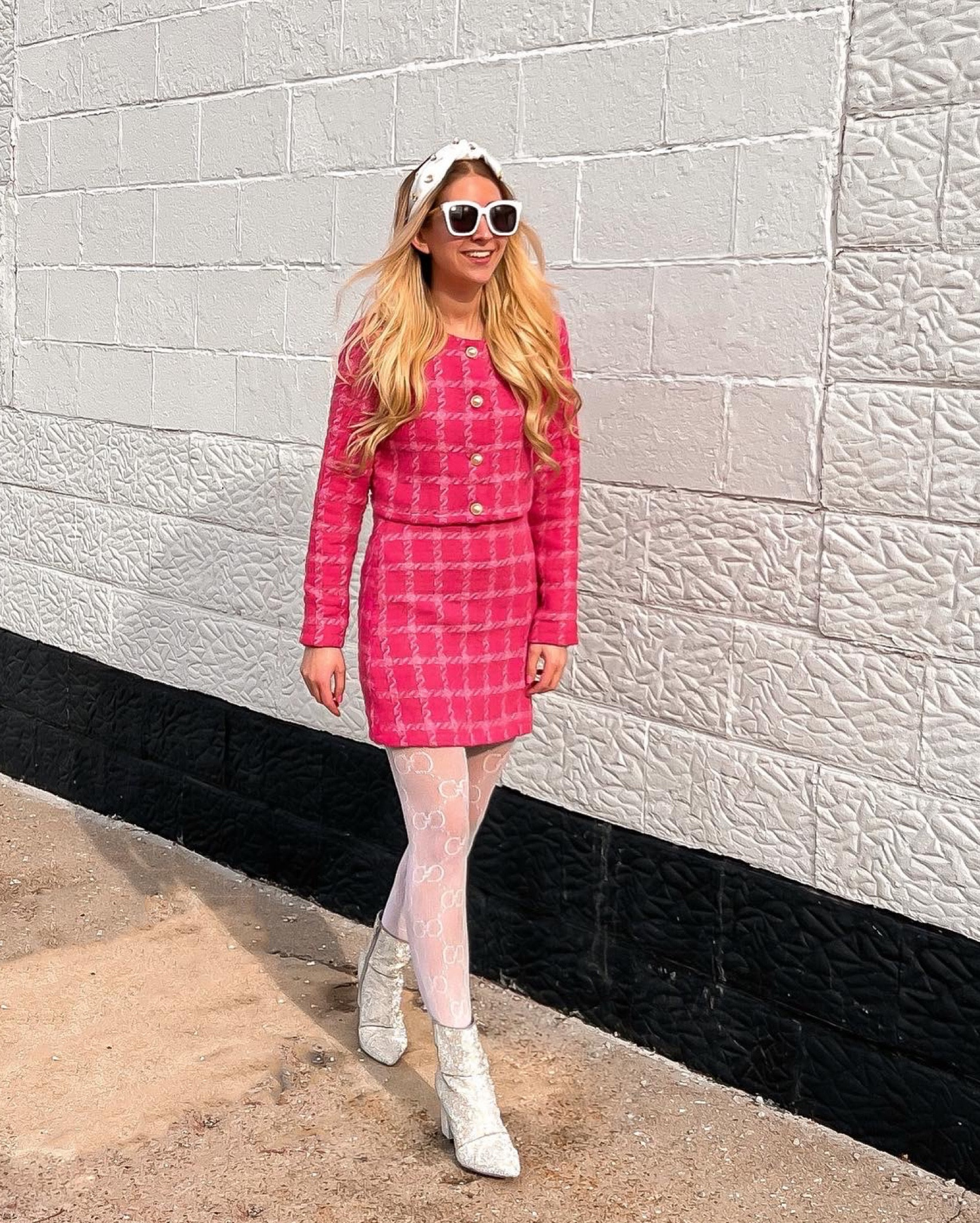 Pink ootd! 💗 love this affordable tweed style set!

#LTKSeasonal #LTKfit #LTKstyletip