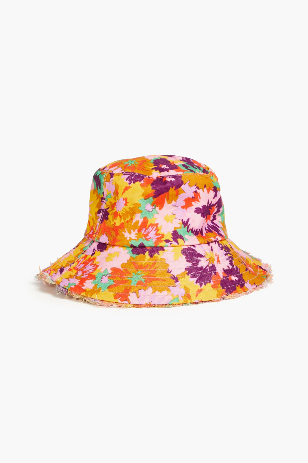 Floral-print linen bucket hat | The Outnet (US and CA)