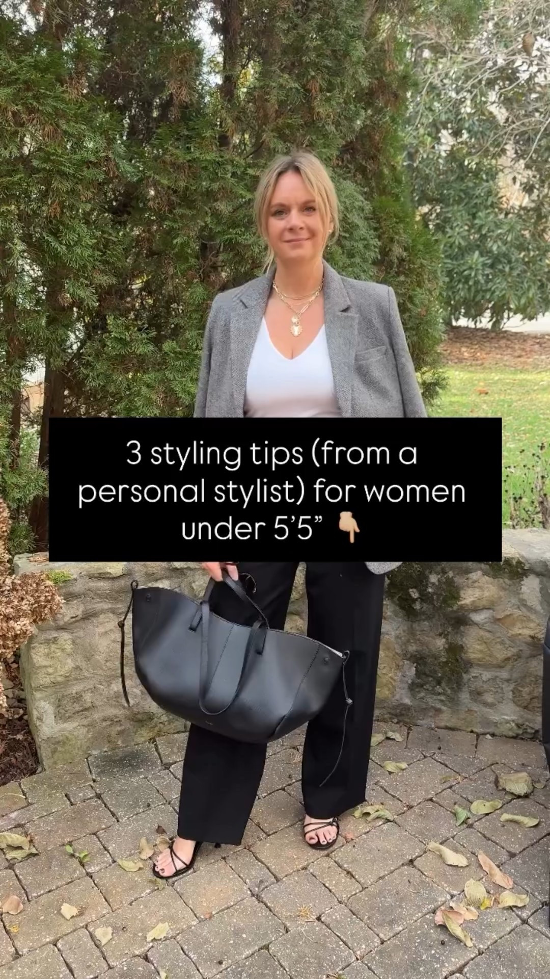 3 Styling Tips for Women Under 5’5” (personal stylist edition) ⬇️

👗 Above-the-Knee Hems: Skirts and dresses that fall just above the knee keep your proportions balanced and your legs looking longer.

👖 High-Waisted Bottoms: These elongate your legs instantly and create a more flattering silhouette.

🔻 V-Necklines: They draw the eye vertically, helping you look taller and more proportioned.

These simple swaps can make a big difference in how your outfits fit—and how confident you feel! 
💬 Petite ladies: Which of these tips have you tried? What styling challenges do you run into most often? 

Drop a comment below—I’d love to help!

✔️ Save this post to refer back to next time you’re shopping or getting dressed.