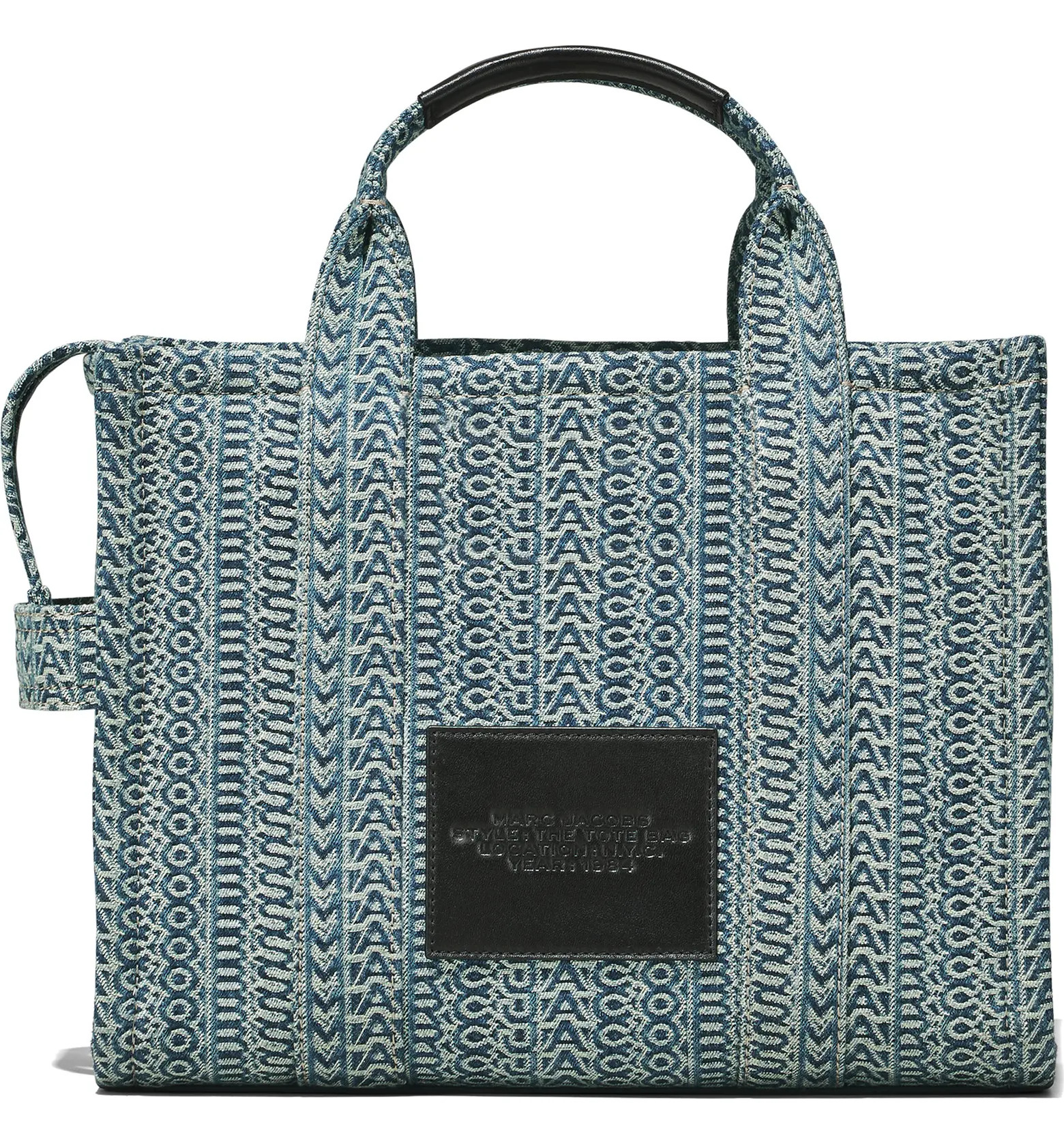 The Washed Monogram Denim Medium Tote Bag | Nordstrom