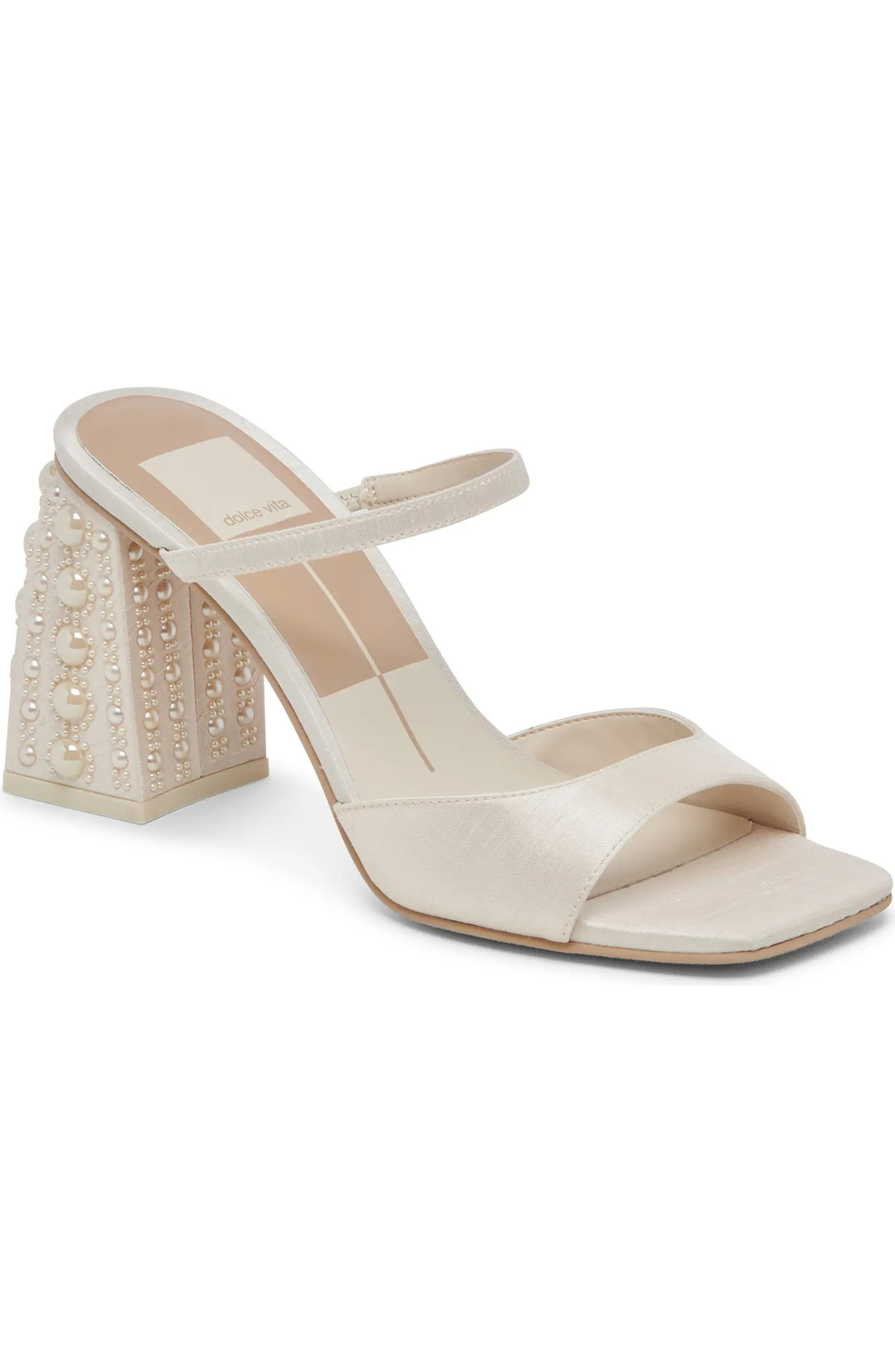 Dolce Vita Jemmy Imitation Pearl Slide Sandal (Women) | Nordstrom | Nordstrom