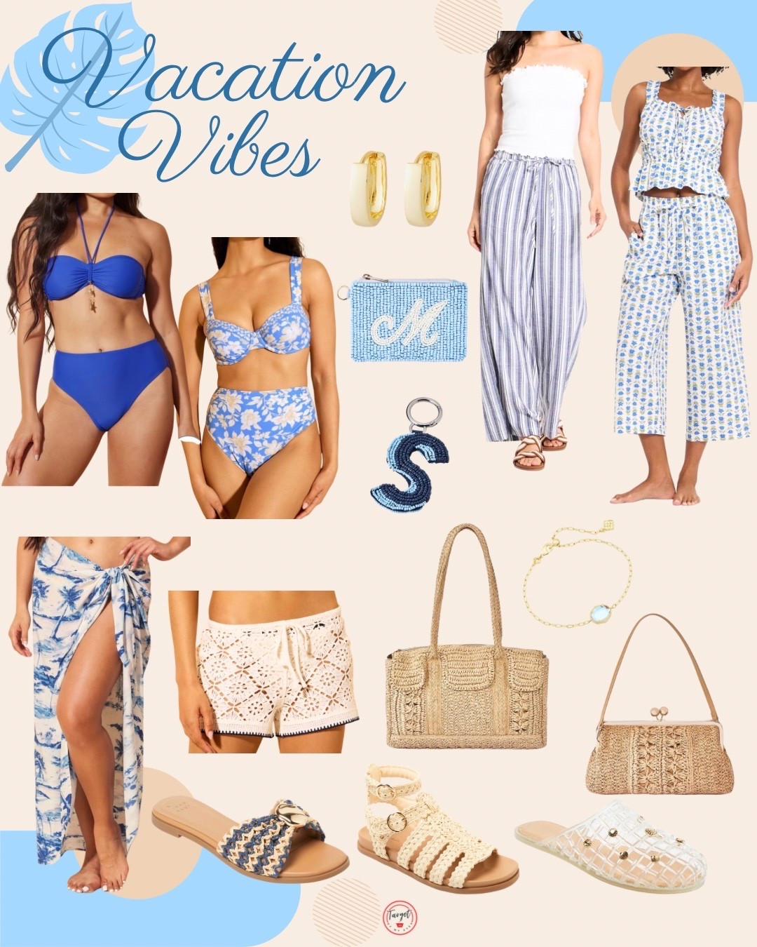 Target Vacation Outfit Ideas, Vacation Looks, Summer Blue Bikinis, Coverups, Tanks, Pants, & Slides #targetstyle #vacationoutfitideas

#LTKmomlife #LTKootd #LTKdayinmylife