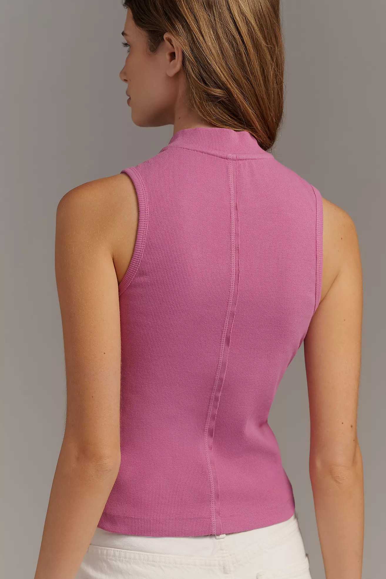 By Anthropologie Sleeveless 3D Floral Appliqué Top | Anthropologie (US)