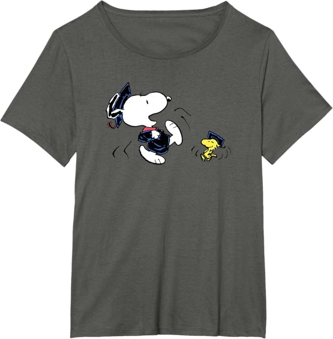 Peanuts Graduation Squad Snoopy Woodstock T-Shirt | Amazon (US)
