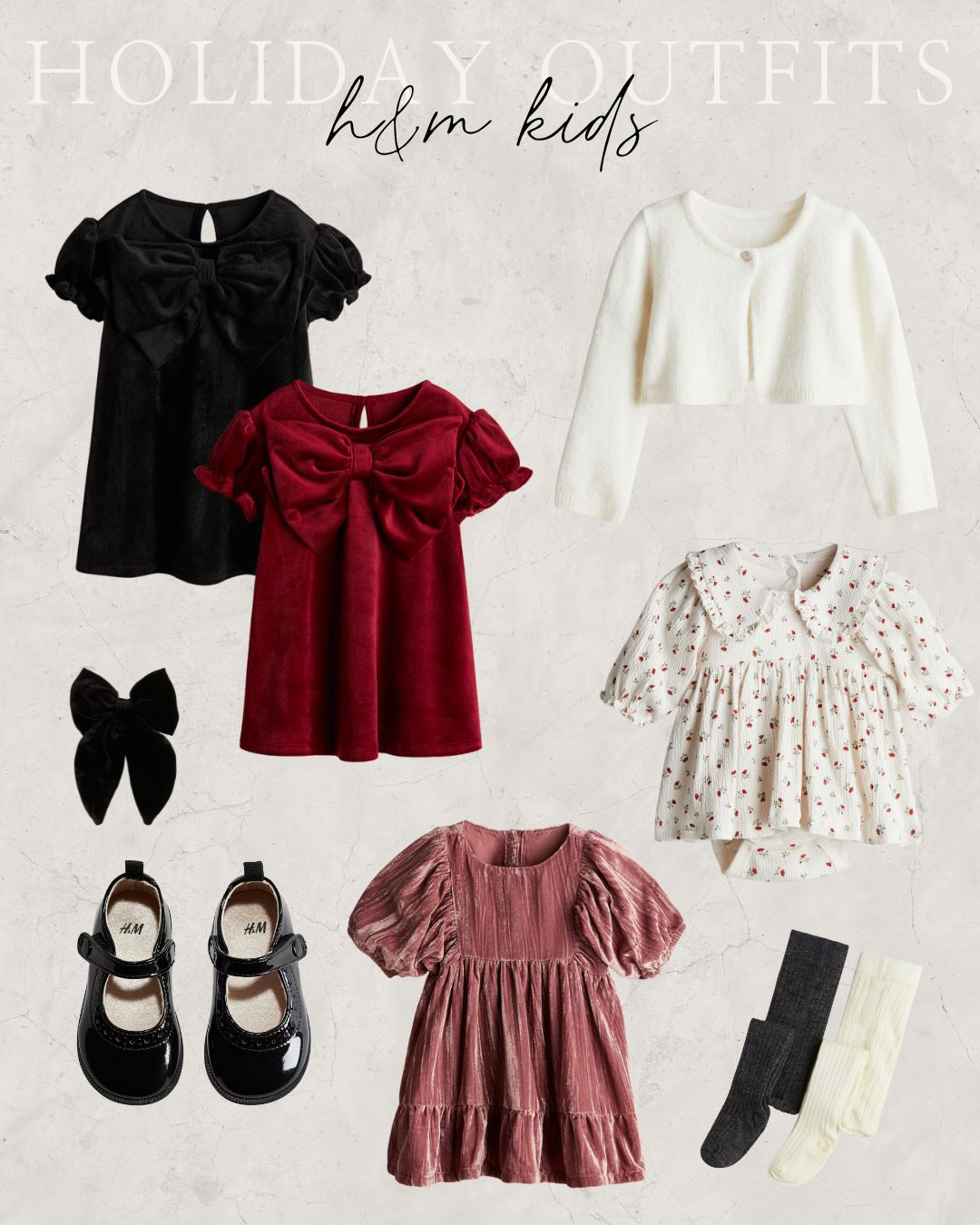 🎄✨ Get ready to make this holiday season extra special with the CUTEST baby girl outfits from H&M! From cozy Christmas sweaters to twirly dresses, I've found all the essentials to keep your little one stylish and festive. 🌟👶

🛍️ Shop the looks now and get your holiday wardrobe ready for the most magical time of the year! 💖 Perfect for family photos, gift giving, or cozy Christmas mornings. 🎁🎅

👗 Tap the links to shop directly or swipe up! Don't miss out on these adorable looks. ⬇️

#BabyGirlHolidayOutfits #HMHoliday #ChristmasOutfits #BabyFashion #HMFavorites #HolidayStyle #ChristmasLookbook #BabyFashionista #ChristmasReady #ShopTheLook 

 #LTKCyberWeek #LTKHoliday #LTKBaby