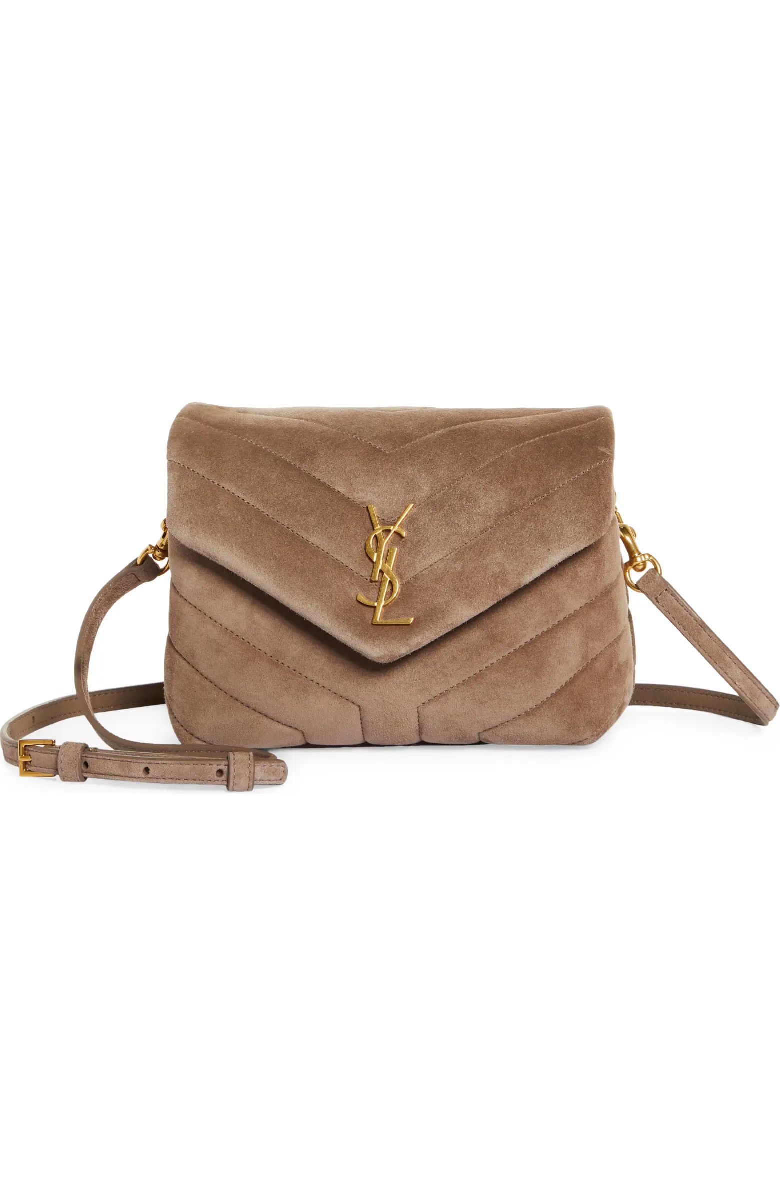 Toy Loulou Calfskin Suede Crossbody Bag | Nordstrom