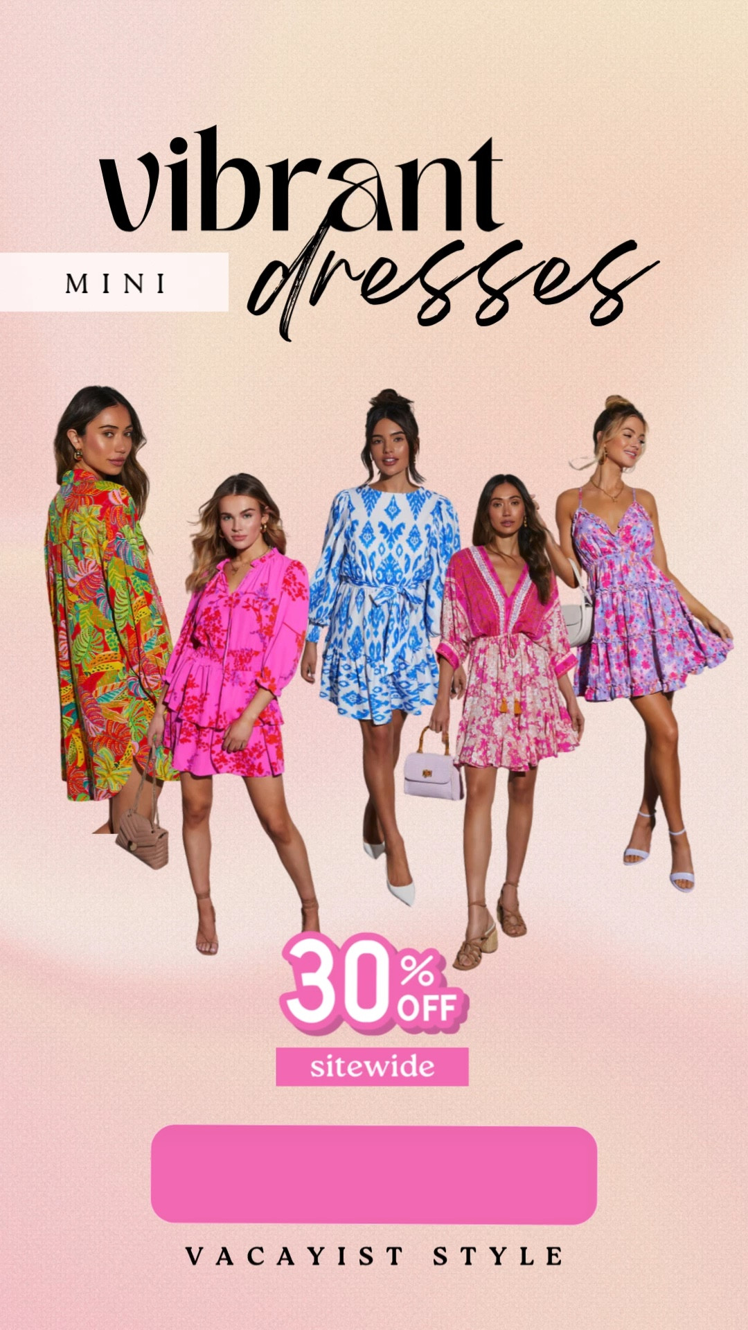 VICI ✿ LTK Spring Sale ✿ vibrant mini dresses ✿ 30% off sitewide

#LTKfindsunder100 #LTKtravel #LTKSpringSale