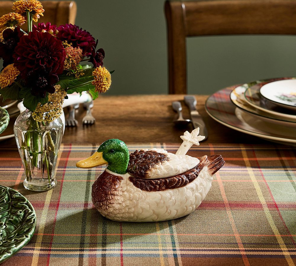Fantastical Forest Stoneware Duck Gravy Boat | Pottery Barn (US)