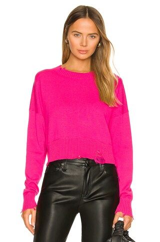Central Park West Stevie Crewneck Sweater in Pink from Revolve.com | Revolve Clothing (Global)