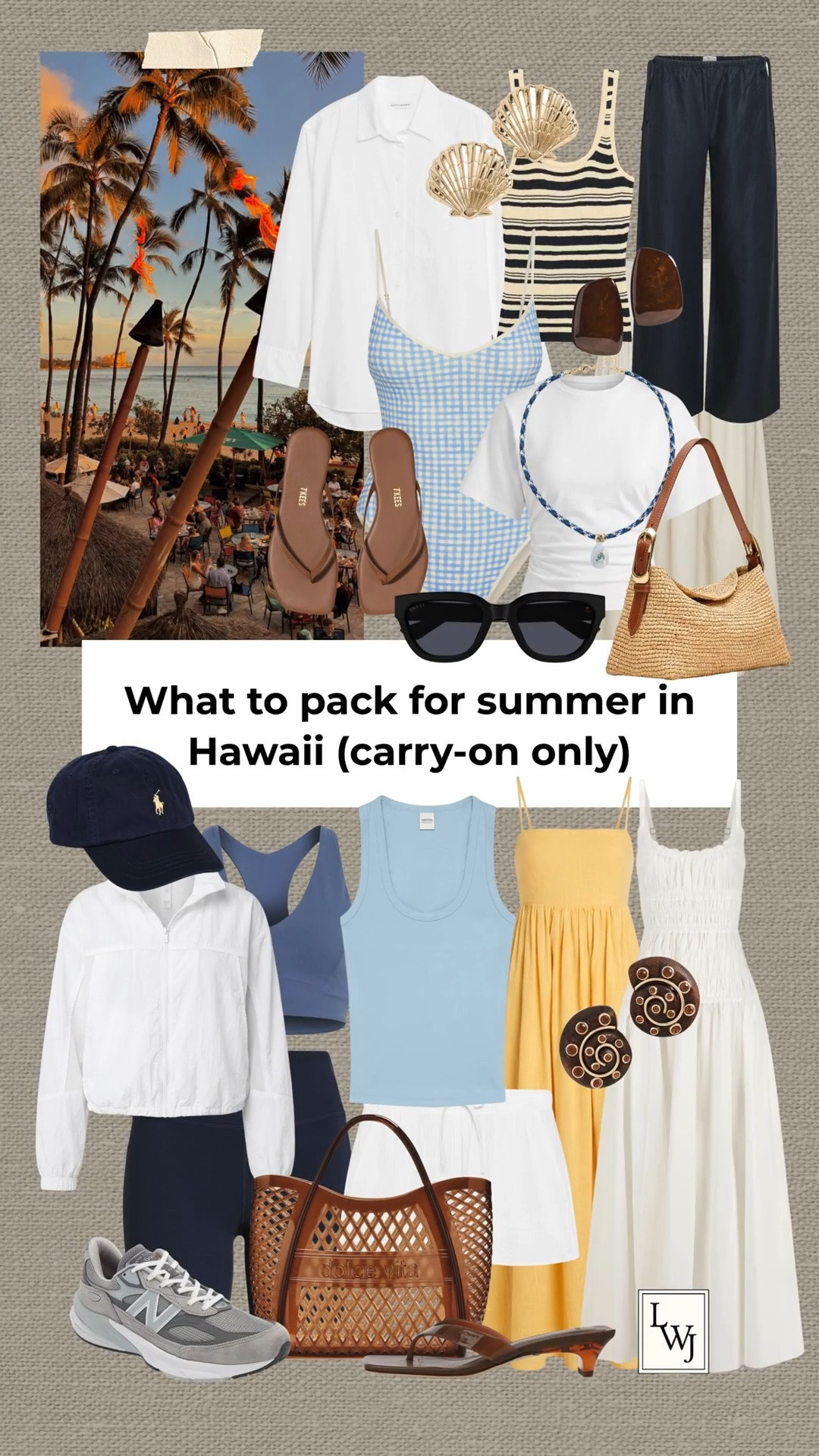 what to pack for summer in hawaii in a carry-on 

hawaii / oahu / summer vacation / beach vacation outfits / one piece swimsuit / sundresses / linen pants / linen shorts / hiking outfit / luau / dinner outfit / elevated style

#LTKootd #LTKTravel