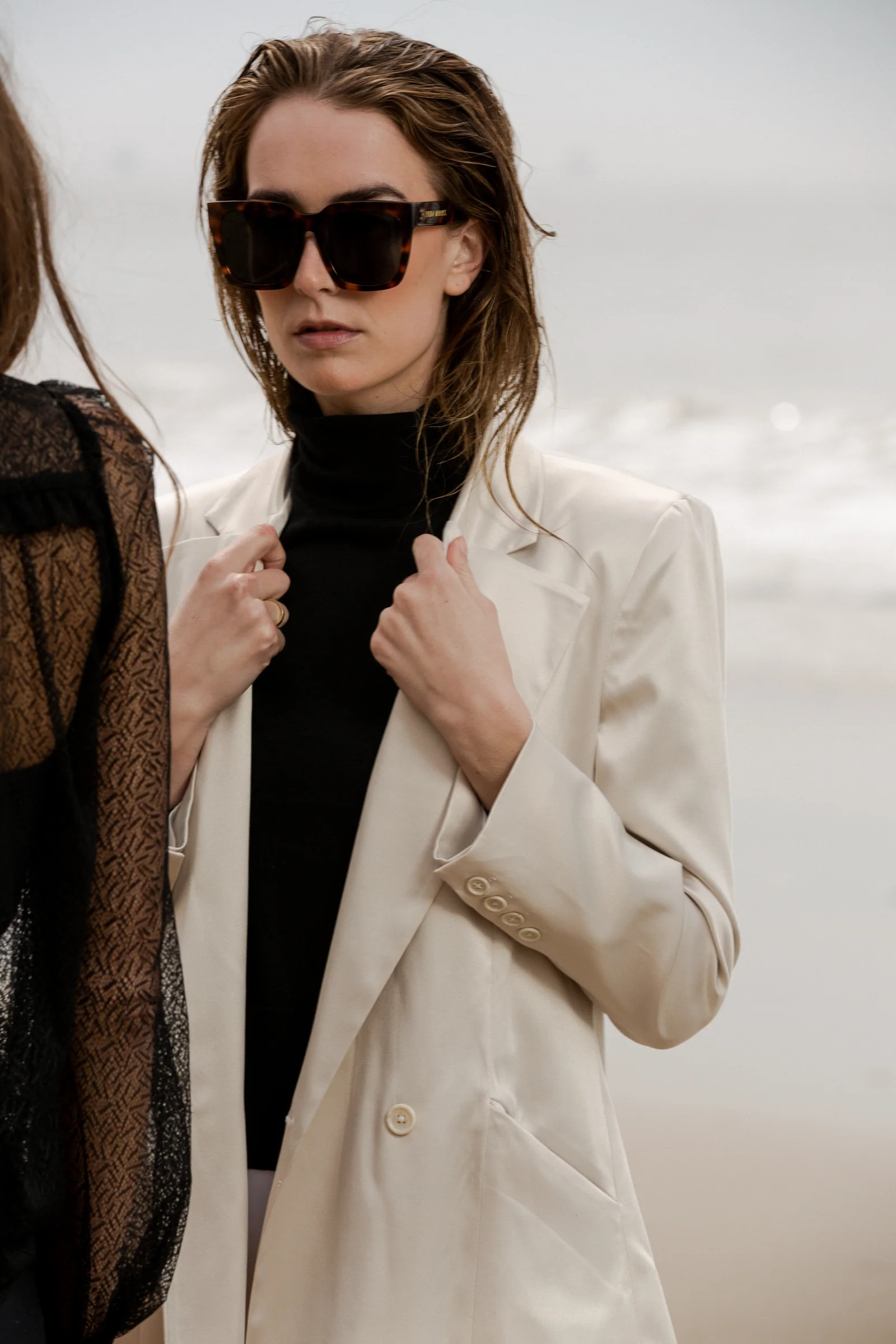 PRIMTEMPS TURTLENECK - BLACK | Heidi Merrick