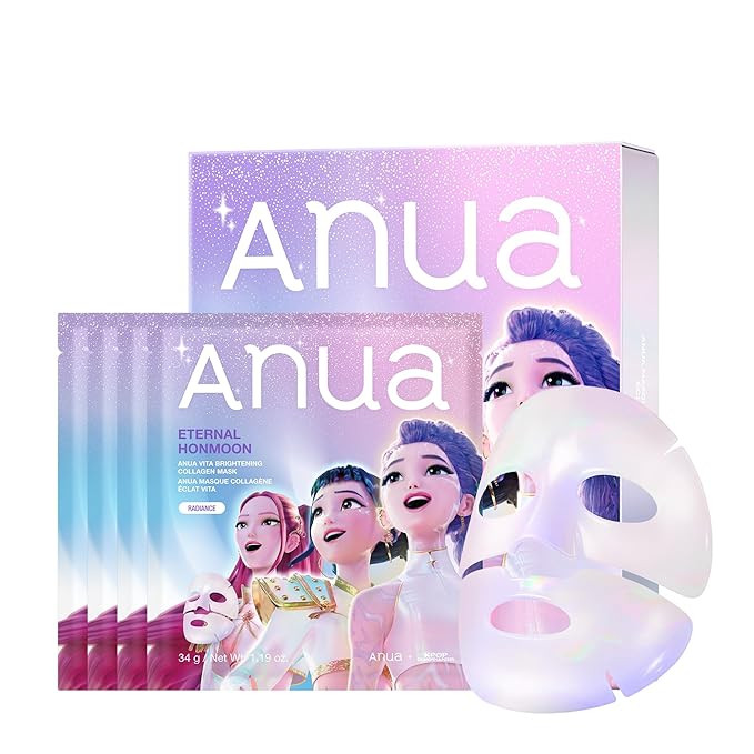 ANUA Vita Collagen Mask, Hydrogel Face Mask for Cooling & Skin Firmness, Dullness Care with Vitam... | Amazon (US)