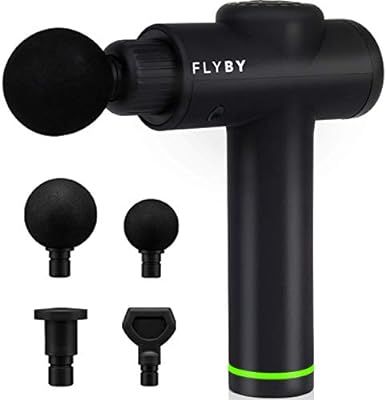 Flyby F1Pro Massage Gun | 3 Powerful Vibration Speeds & 6 Attachments | Athletes, Muscle Soreness... | Amazon (US)