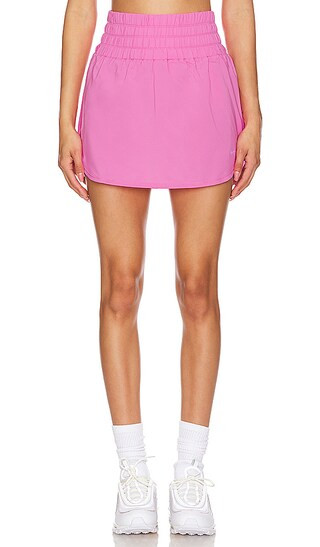 One Ultra High Rise Skort in Playful Pink & Black | Revolve Clothing (Global)