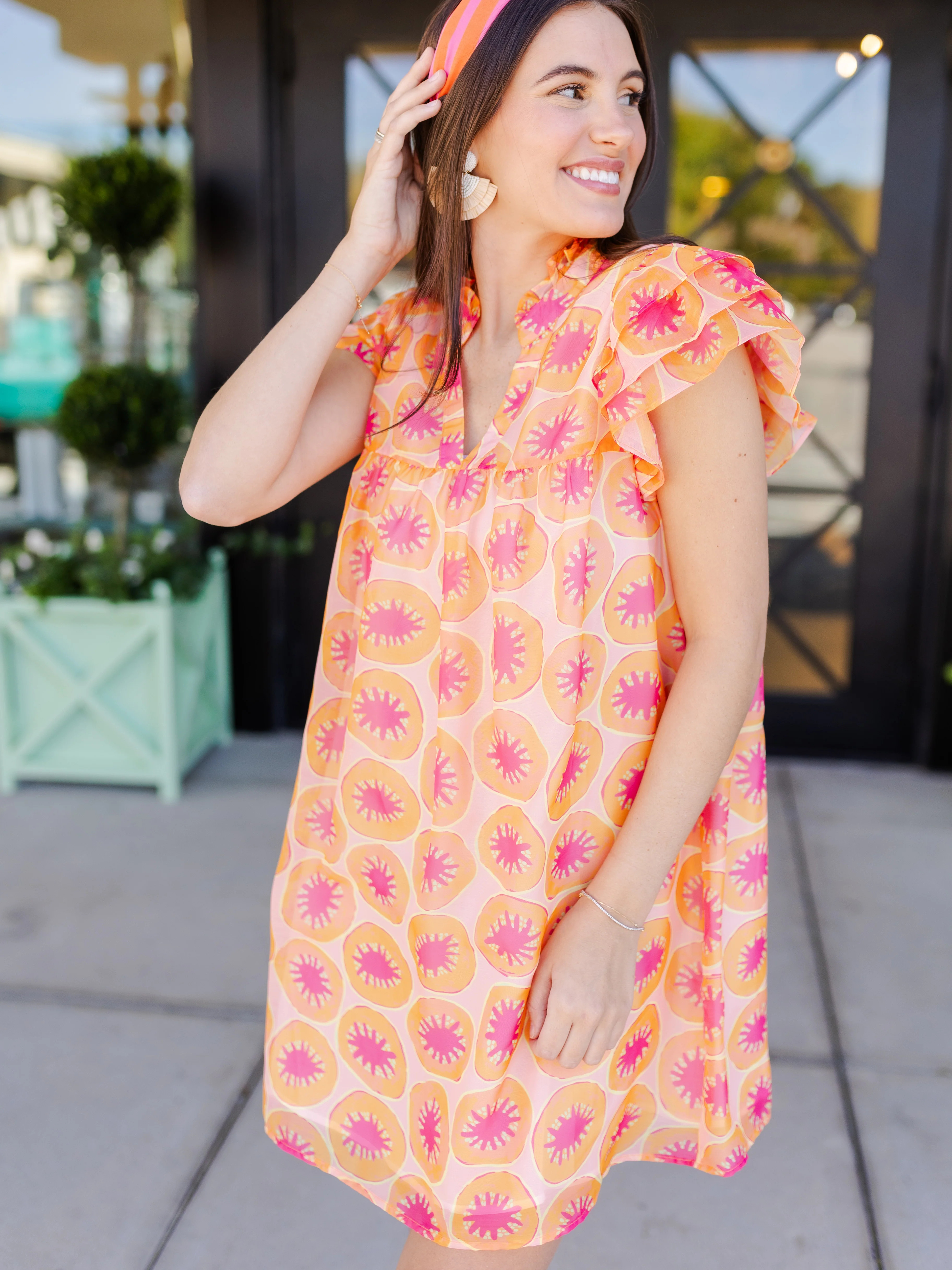 Scarlet Dress | Kiwi Kiss Orange | Michelle McDowell