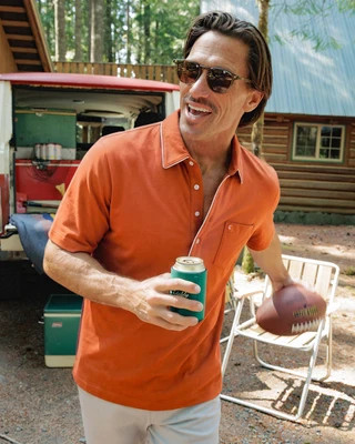 Throwback Players Shirt - Burnt Orange | Criquet Apparel