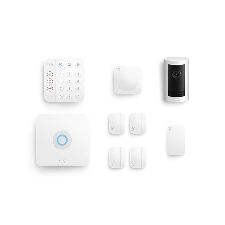 Ring Alarm 8-Piece Kit with Ring Outdoor Cam Plus, Battery | Amazon (US)