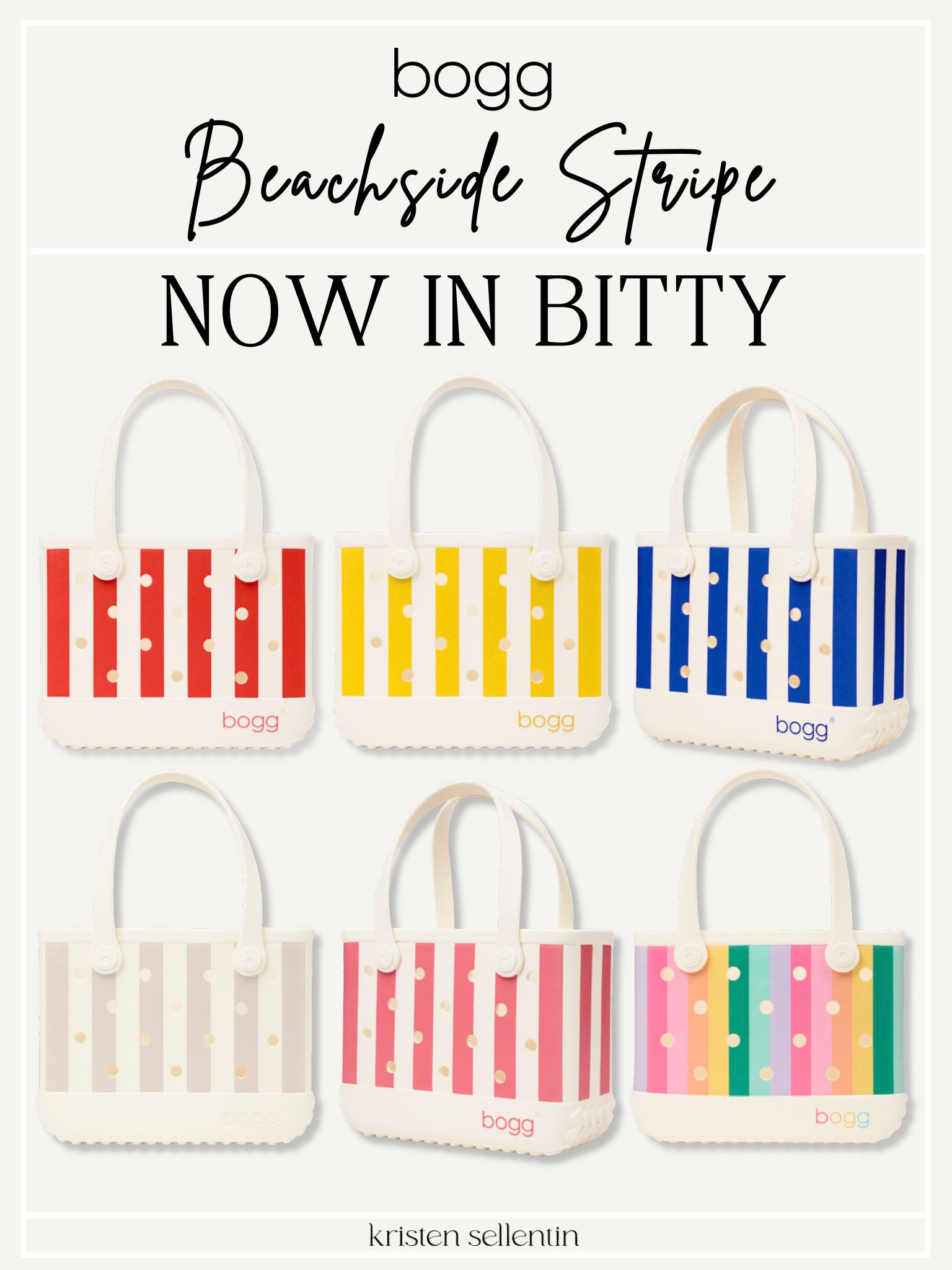 bogg beachside stripe bags-now in bitty size!

#LTKmomlife #LTKSeasonal #LTKSwim