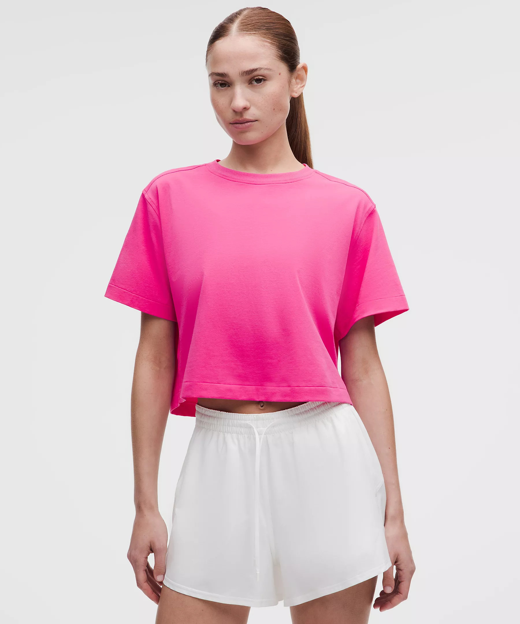 All Yours Organic Cotton Cropped T-Shirt | Lululemon (US)