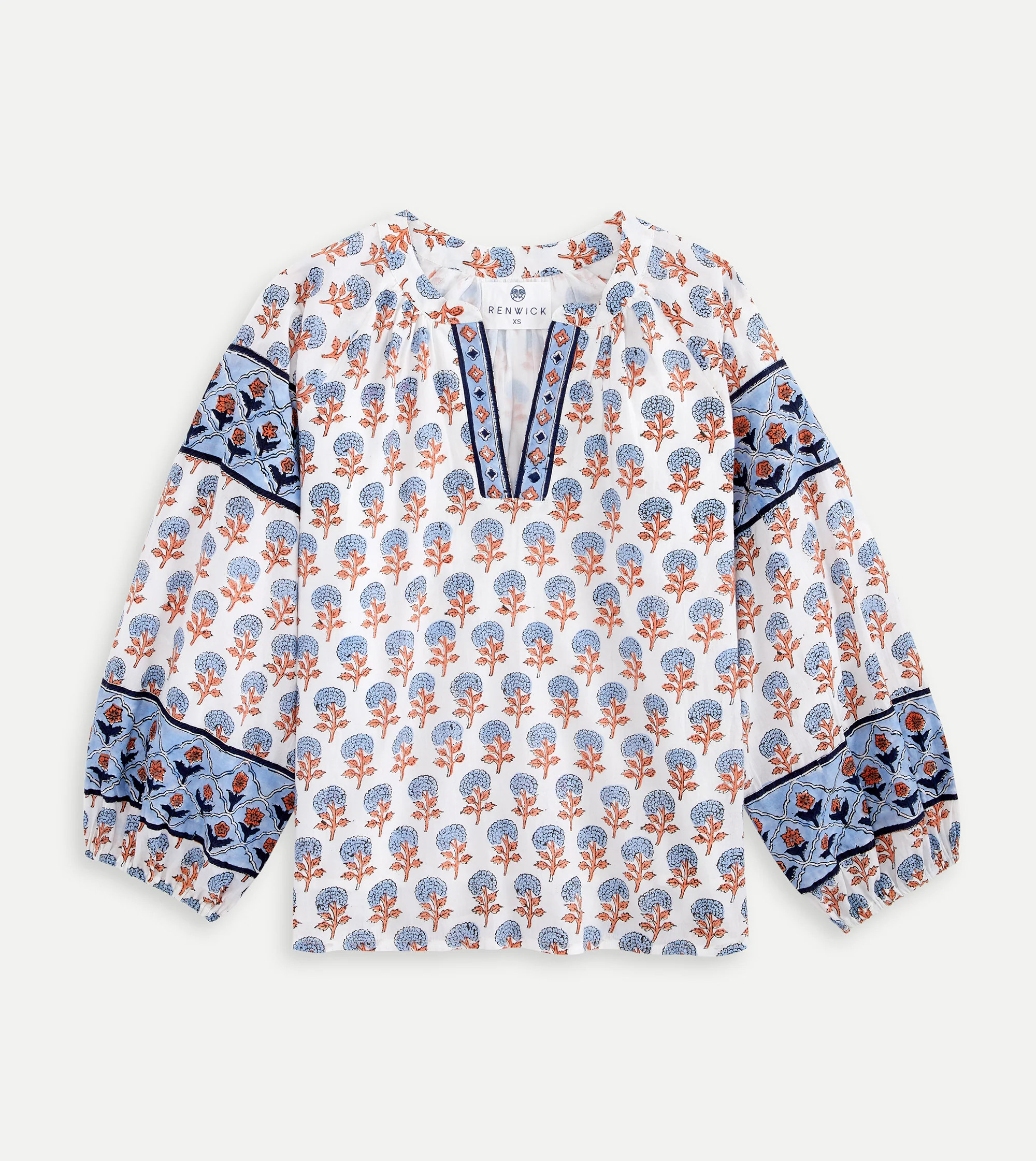 Renwick Block Print Top | Renwick Golf