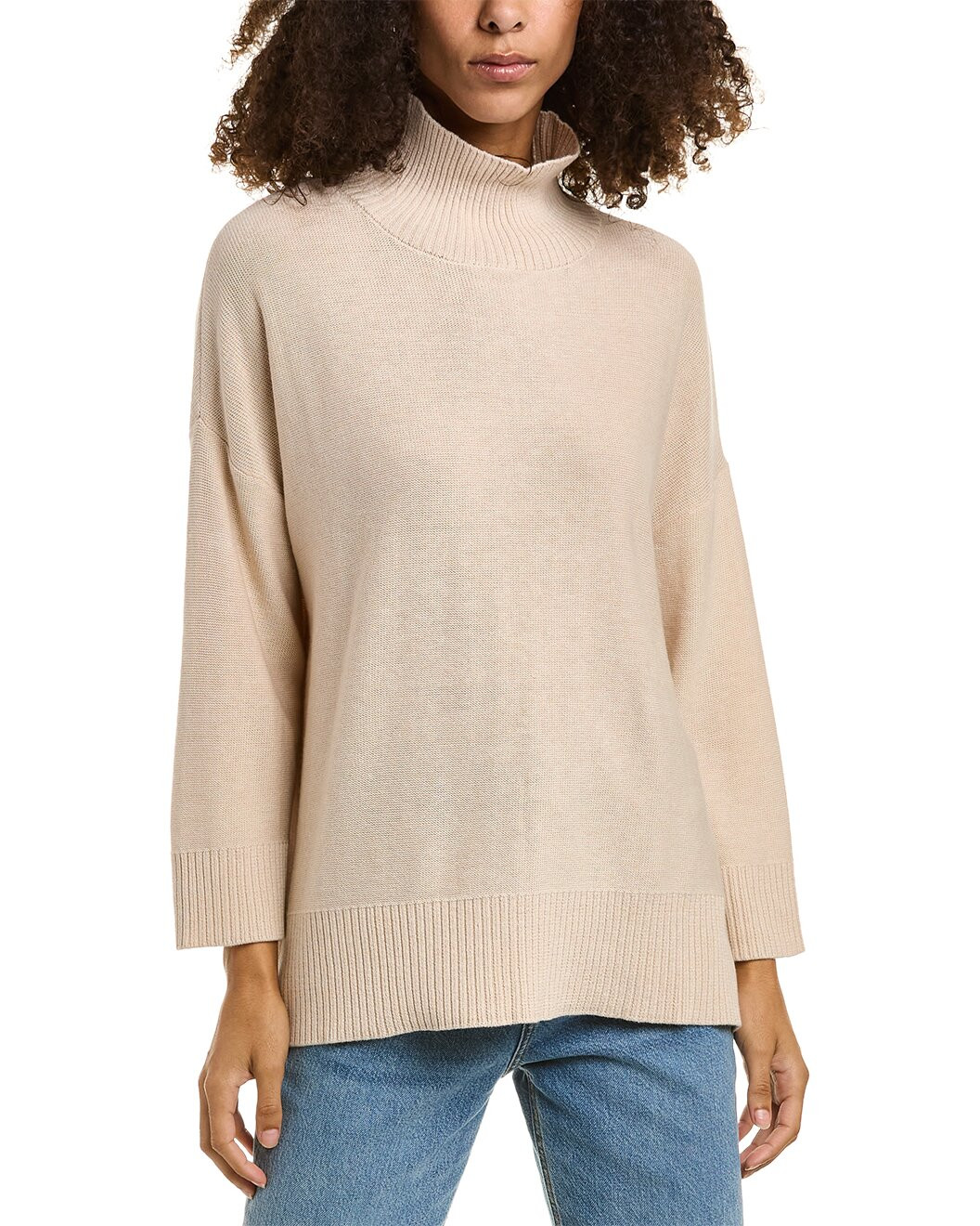 Chilly Night Slouchy Cashmere-Blend Sweater | Rue La La