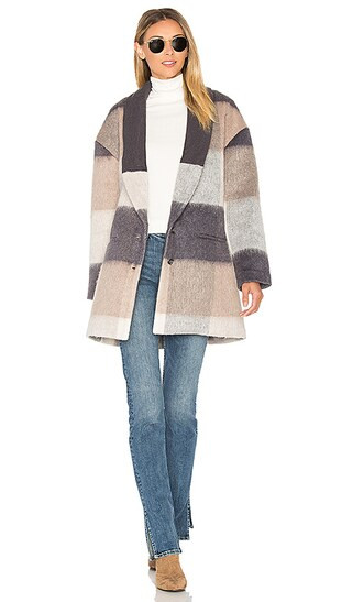 Lovers + Friends Arden Coat in Tan Multi | Revolve Clothing