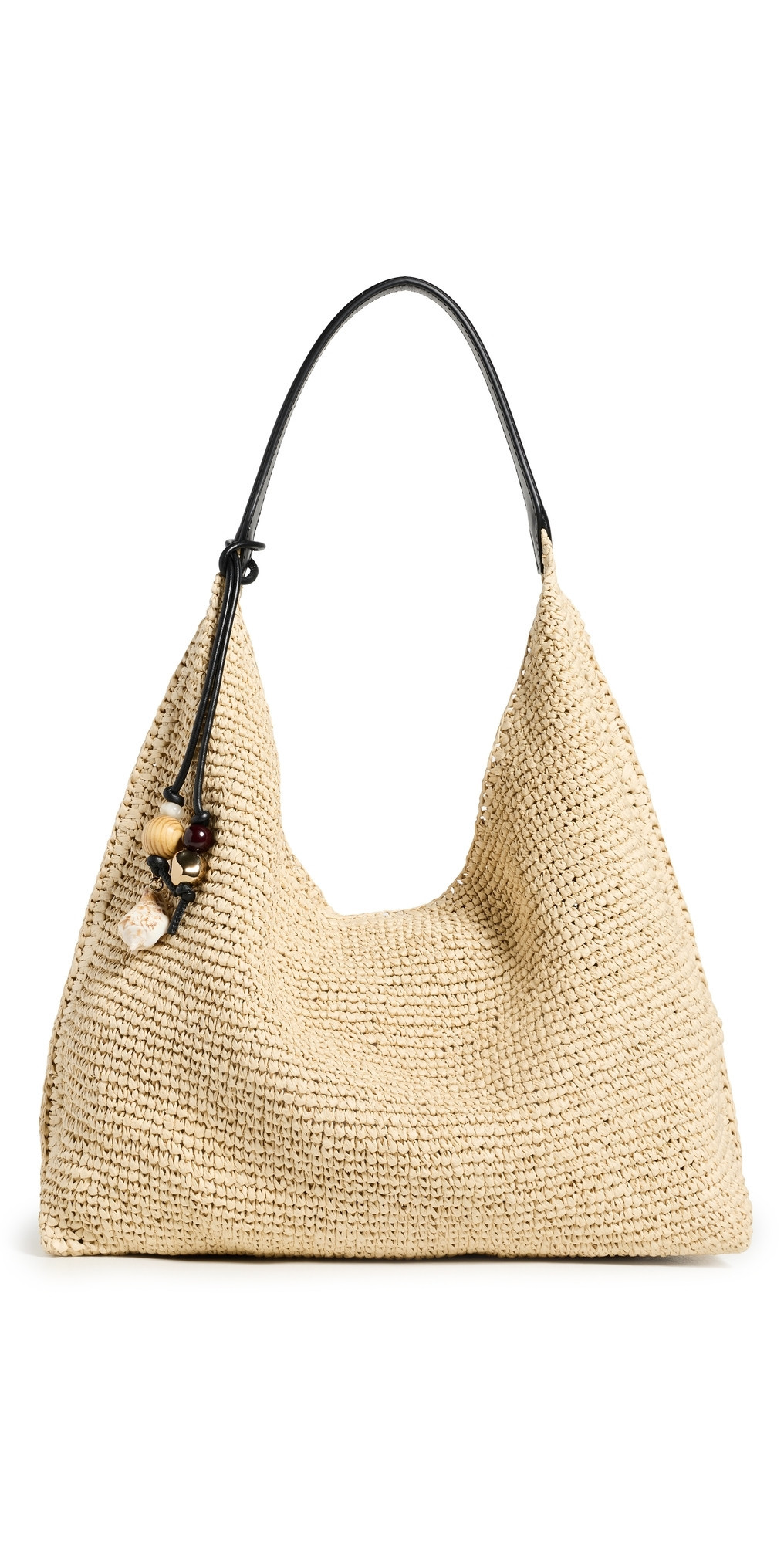 Madewell The Mylie Shoulder Bag in Raffia Natural Multi One Size | Shopbop