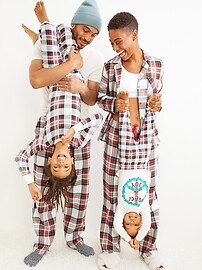 Gender-Neutral Matching Plaid Flannel Pajama Set For Kids | Old Navy (US)