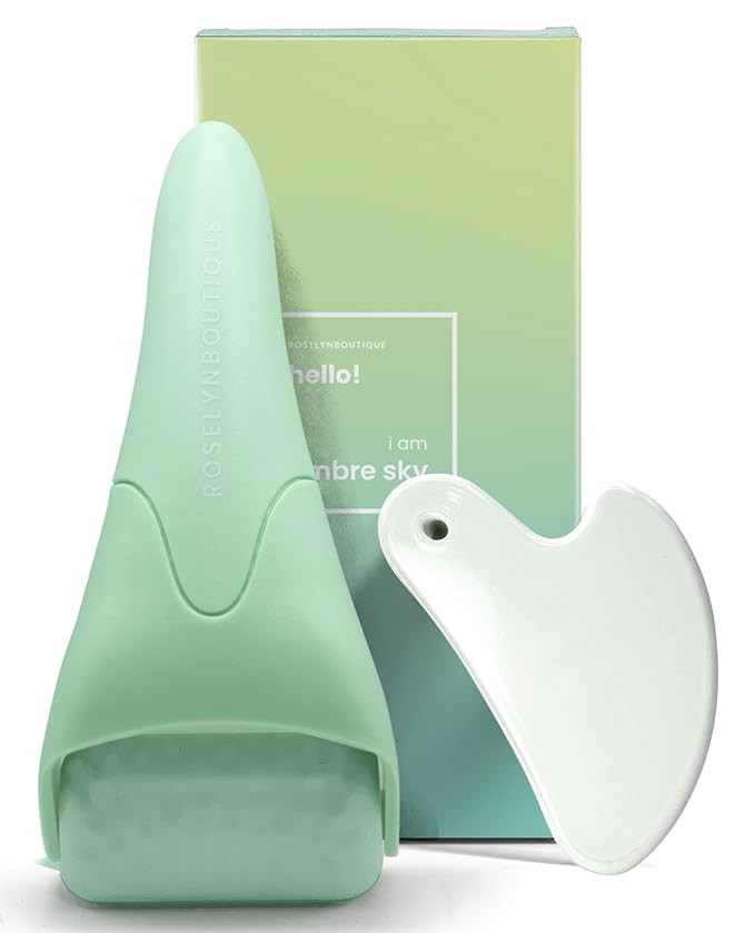 ROSELYNBOUTIQUE Ice Roller for Face Wrinkles Fine Lines Puffiness Stick Massager Facial Skin Care... | Amazon (US)