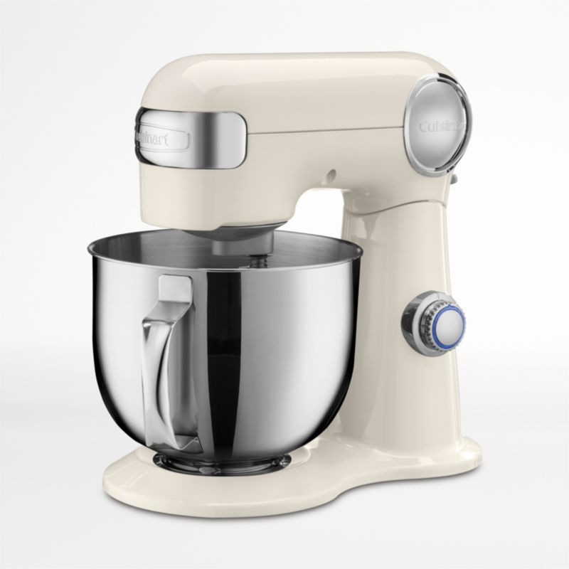 Cuisinart Precision Master Coconut Cream 5.5-Qt. Tilt-Head Stand Mixer + Reviews | Crate & Barrel | Crate & Barrel