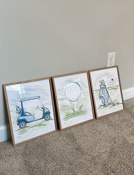 Golf prints from Etsy for baby boy’s nursery! These frames from Amazon work perfect with them. Both are size 11x14 



#LTKhome #LTKbaby