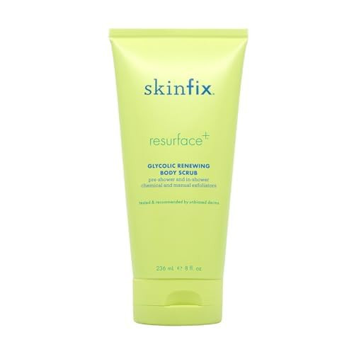 Skinfix Resurface+ Glycolic Renewing Scrub: A Double-Duty AHA BHA Exfoliant Scrub & Body Peel to Visibly Polish, Refine, Brighten & Smooth Rough, Bumpy & Crepey Skin Caused KP-Prone Skin, 8 Fl Oz | Amazon (US)