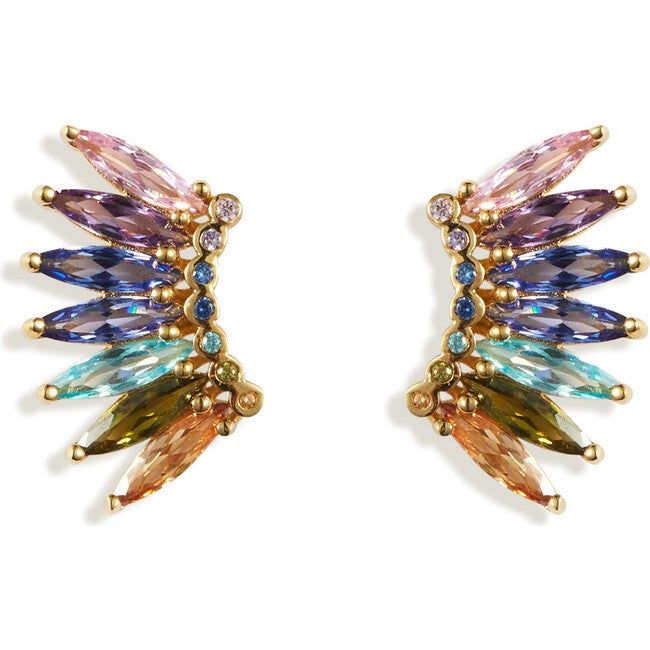 Petite Crystal Madeline Studs | Maisonette